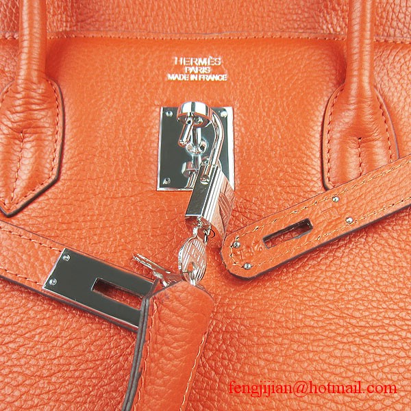 Hermes Birkin 40cm Togo Bag Orange 6099